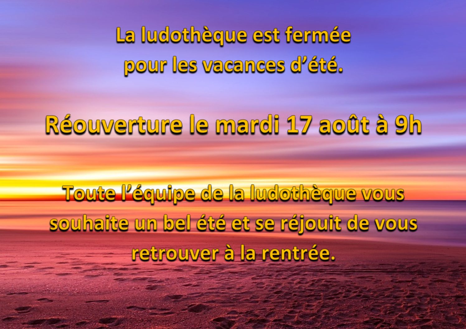 fermeture été 2021
